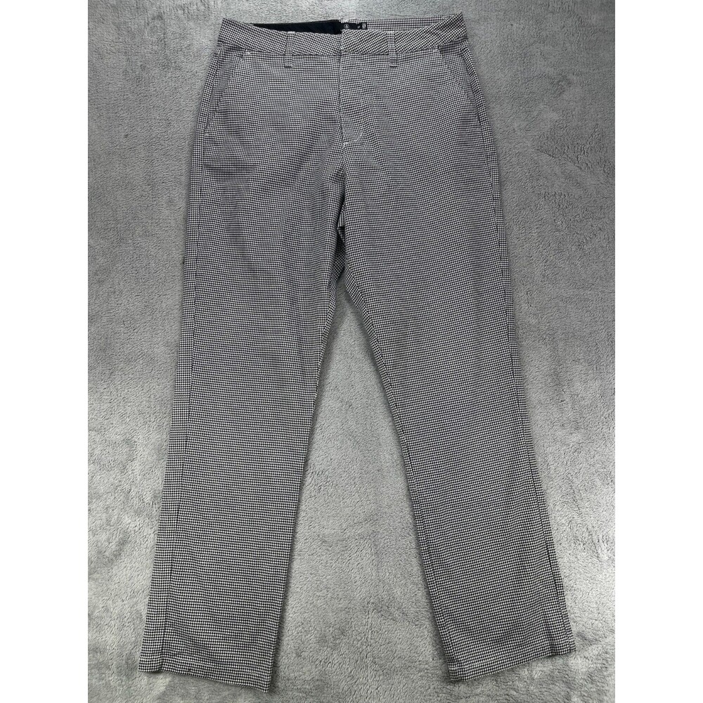 Volcom Pants Mens‎ 30 White Black Chino Houndstooth Skater Straight Leg